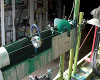 air wipes blowoff excess coatings